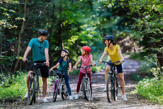 Cycling with the family